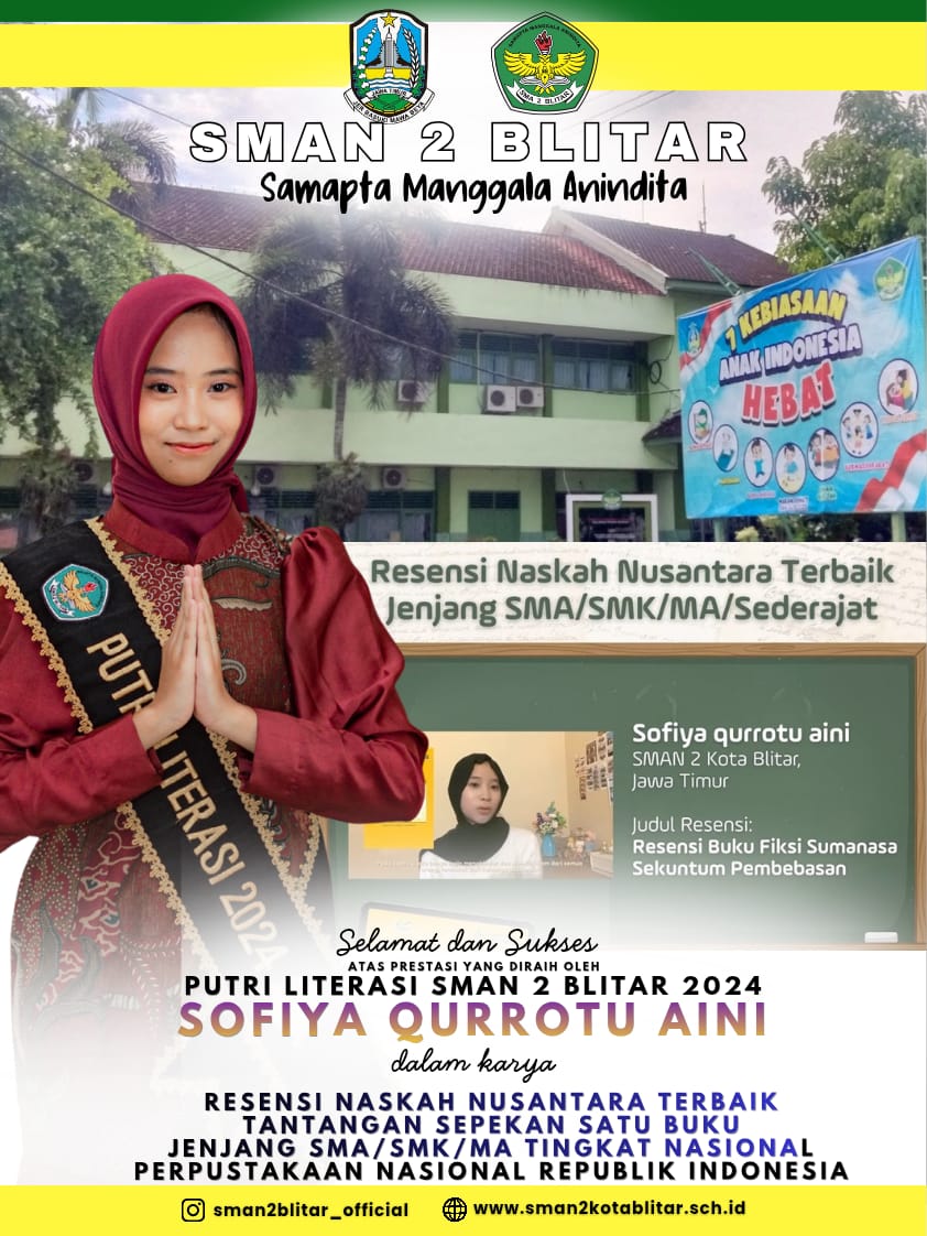 Siswa SMAN 2 Kota Blitar Raih Prestasi Nasional di Bidang Literasi